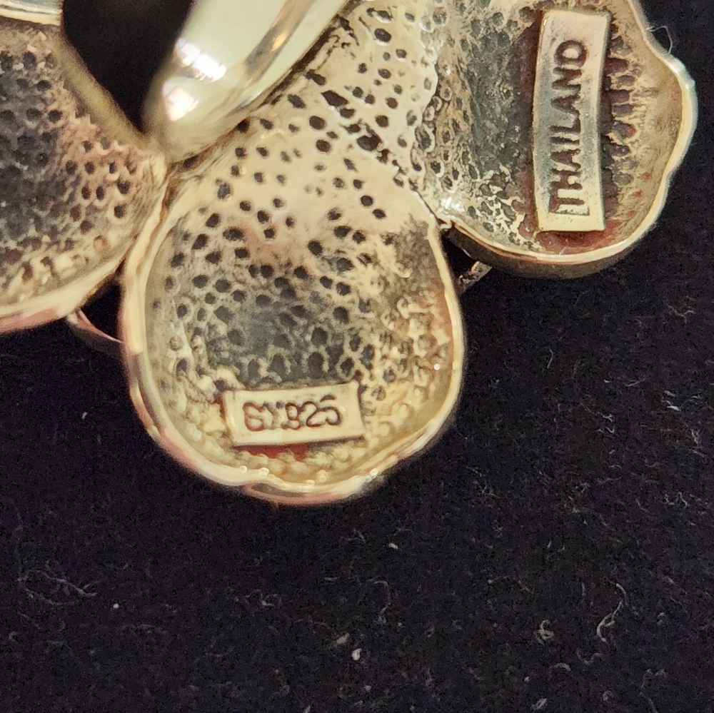 Bundle Sale! 4 Rings For The Price Of One! Silver Collection! Size 12 - Picture 8 of 9